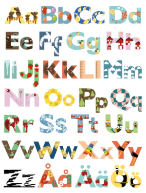 Vårt vackra alfabet