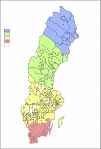 Sverige Elområden